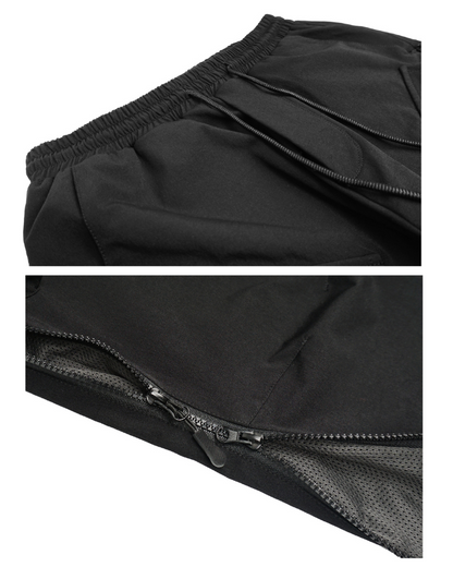 Pantalons Cargo Zippés Multi-Fonctionnels
