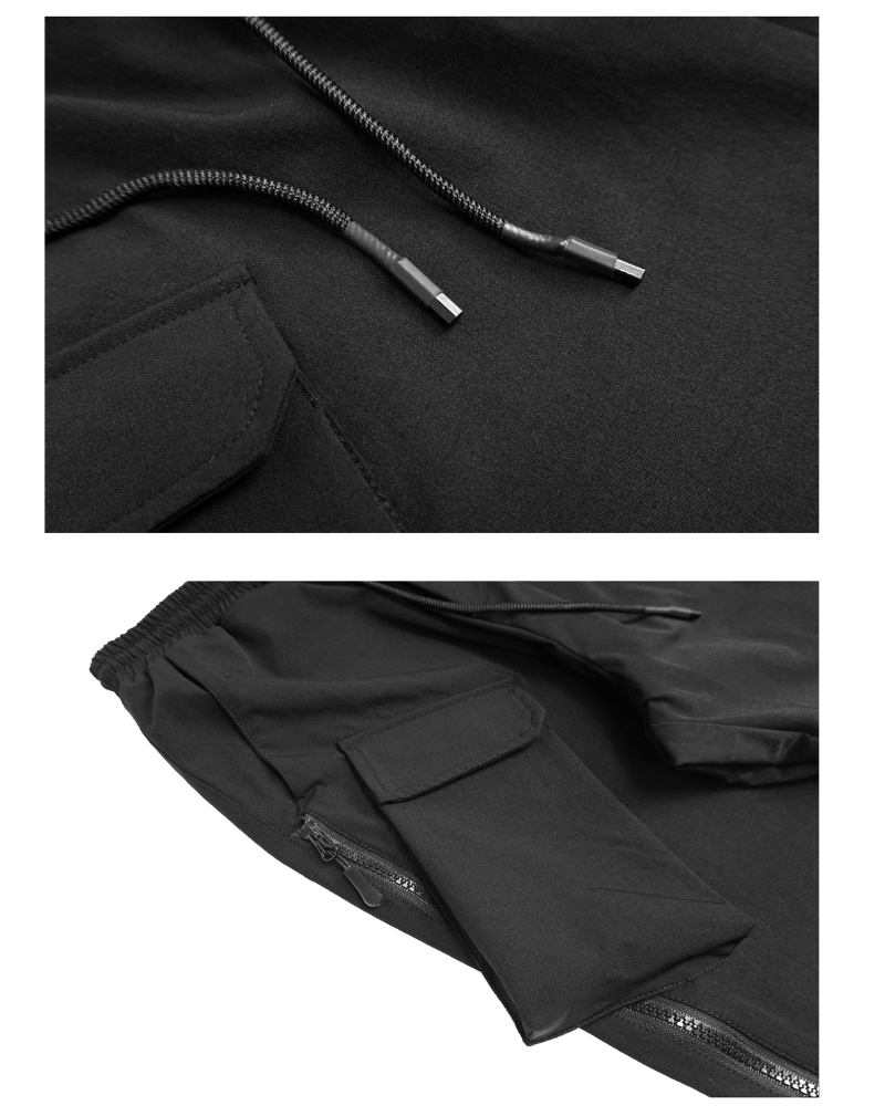 Pantalons Cargo Zippés Multi-Fonctionnels
