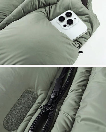 Gilet d'Hiver en Nylon Toutes Saisons