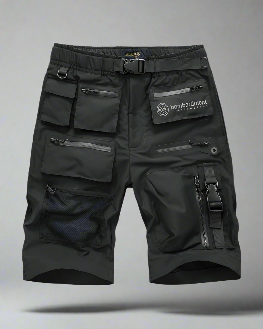 Shorts Cargo à Poches Zippées Tout Temps
