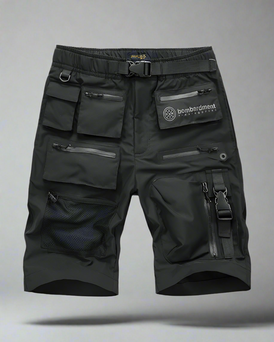 Shorts Cargo à Poches Zippées Tout Temps