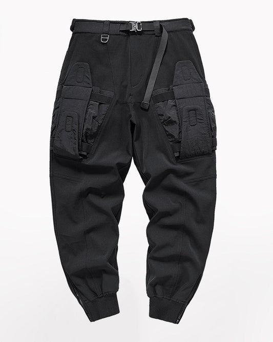 Pantalons Tech en Patchwork Dynamique