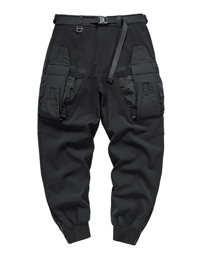 Pantalons Tech en Patchwork Dynamique