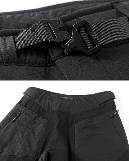 Pantalons Tech en Patchwork Dynamique