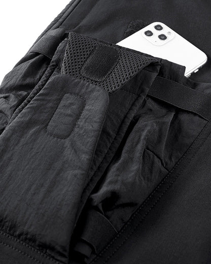 Pantalons Tech en Patchwork Dynamique