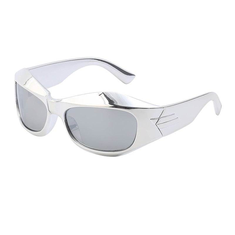 Lunettes de soleil futuristes