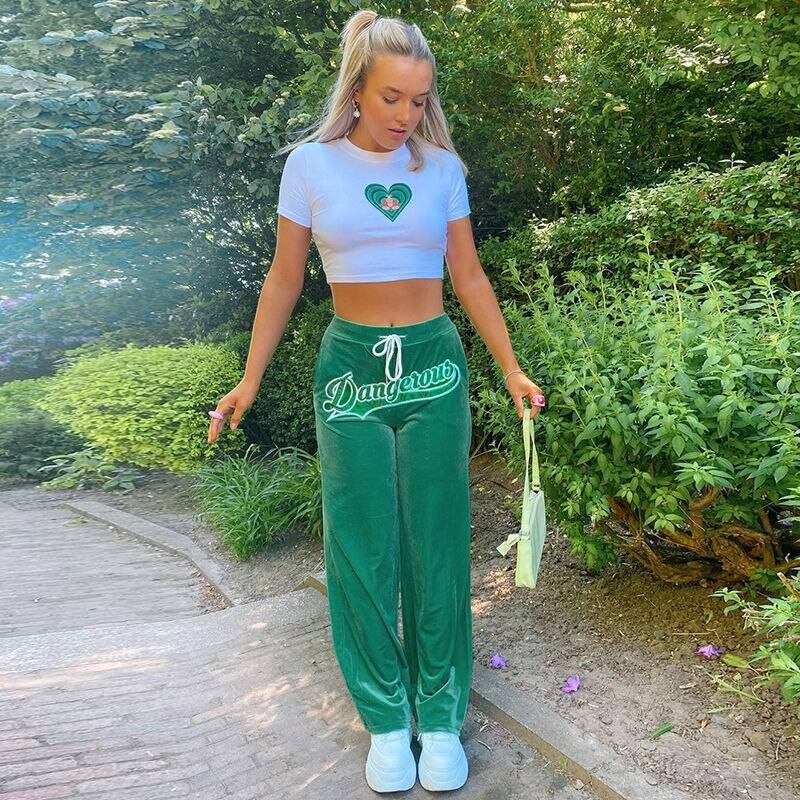 Pantalons de Sport Verts