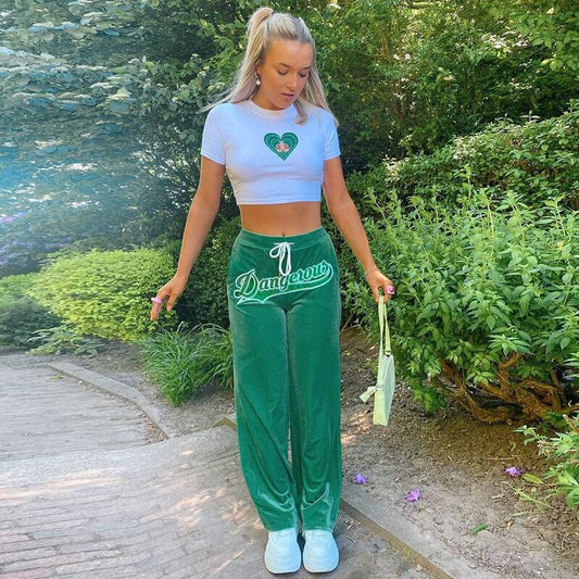 Pantalons de Sport Verts