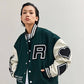 Veste varsity verte