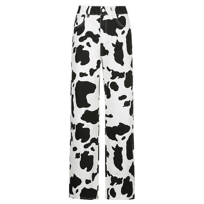Jeans Imprimé Vache
