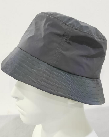 Chapeau seau arc-en-ciel réfléchissant coloré