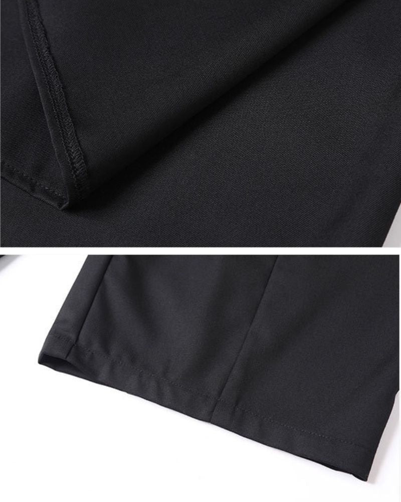 Pantalons Tech à Jambes Évasées Chic
