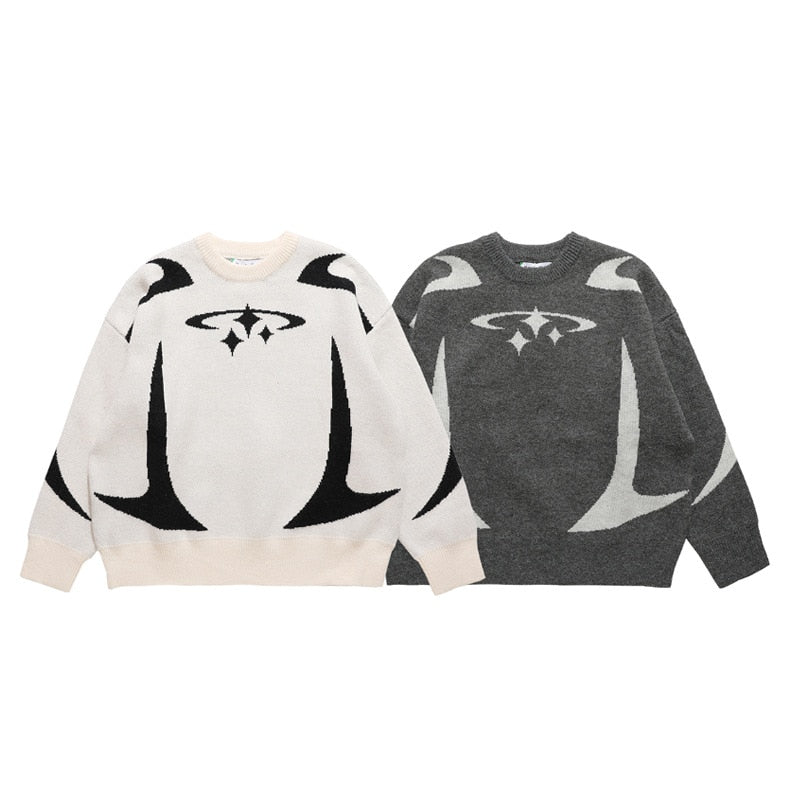 Pull en tricot Y2K