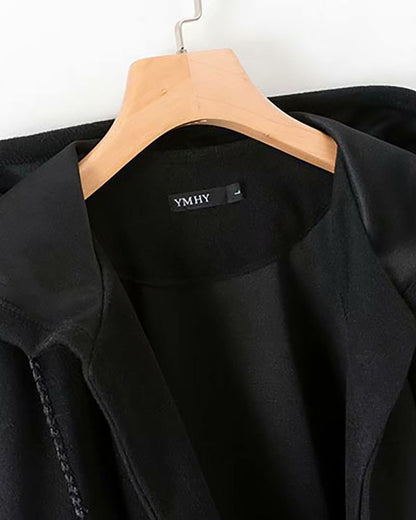 Cape à capuche urbaine discrète