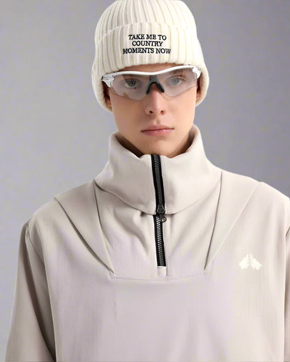 Sweat à Capuche Haut Col Toutes Saisons