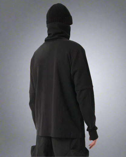 Sweat à Capuche Haut Col Toutes Saisons