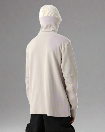 Sweat à Capuche Haut Col Toutes Saisons