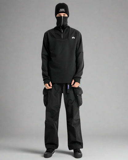 Sweat à Capuche Haut Col Toutes Saisons