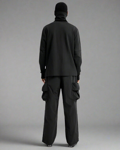 Sweat à Capuche Haut Col Toutes Saisons