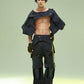 Gilet de Cargo Futuriste Double Face