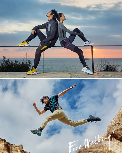 Chaussures de randonnée tissées prêtes pour les sentiers