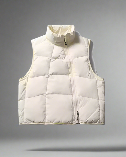 Gilet d'Hiver Confortable avec Fermeture Éclair