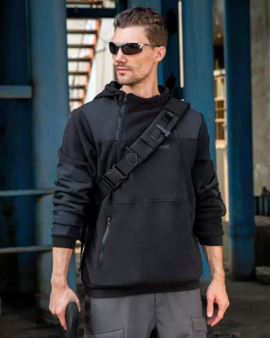 Hoodie en Fleece Prêt pour l'Aventure