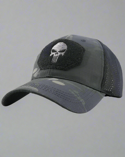 Chapeau Tactique à Motif Crâne