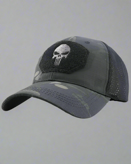 Chapeau Tactique à Motif Crâne