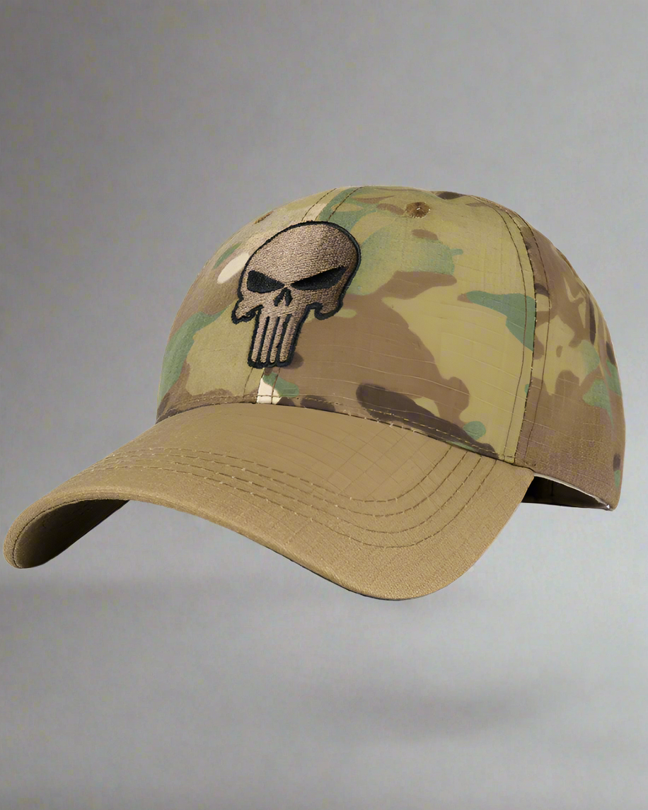 Chapeau Tactique à Motif Crâne
