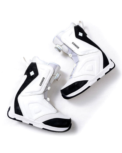 Bottes de Neige Élégantes à Double Teinte