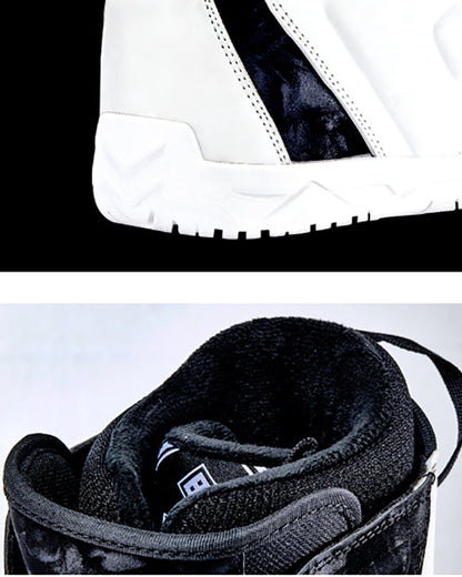 Bottes de Neige Élégantes à Double Teinte