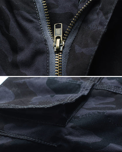 Shorts cargo camouflage surdimensionnés tendance