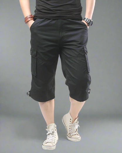 Shorts cargo camouflage surdimensionnés tendance