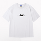 T-shirt Chat Surdimensionné à la Mode