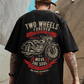 T-shirt Biker Oversized Audacieux