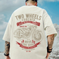 T-shirt Biker Oversized Audacieux