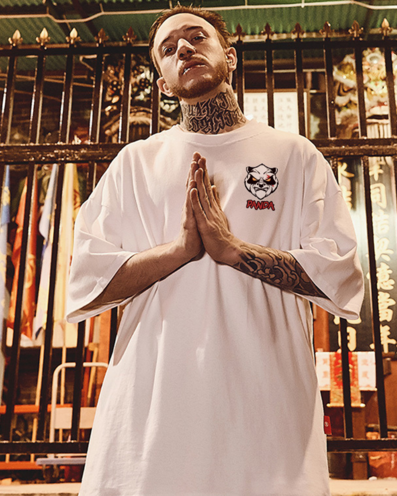 T-shirt Vibes Panda Détendu