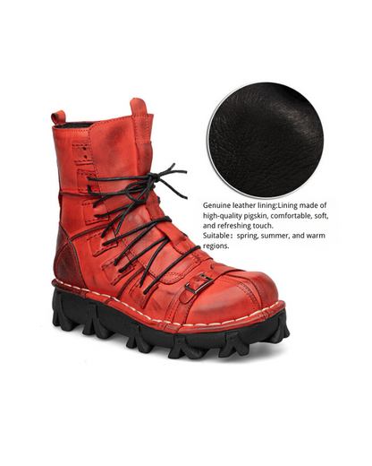 Bottes de Moto Techwear Unisexes Edgy