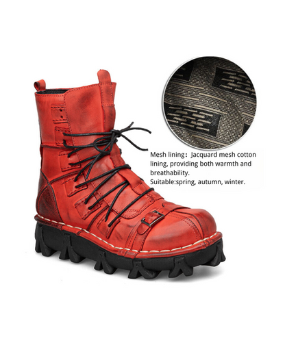 Bottes de Moto Techwear Unisexes Edgy