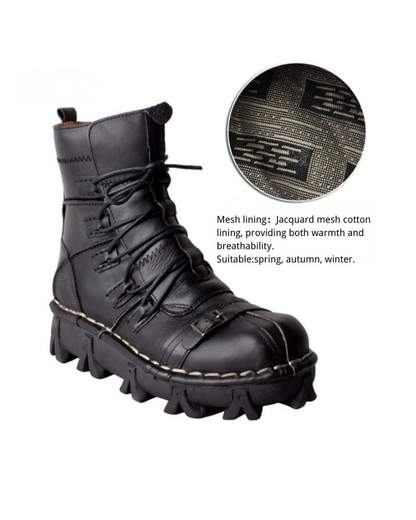 Bottes de Moto Techwear Unisexes Edgy