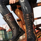 Bottines Noires Chic Montantes