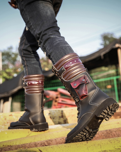 Bottines Noires Chic Montantes