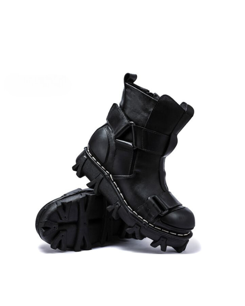 Bottes de Plateforme Rétro Unisexes Audacieuses