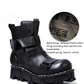 Bottes de Plateforme Rétro Unisexes Audacieuses