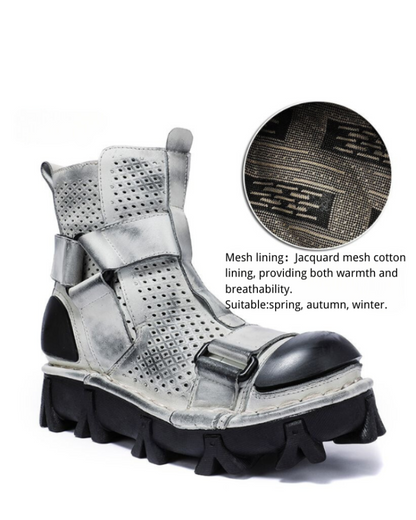 Bottes de Plateforme Rétro Unisexes Audacieuses