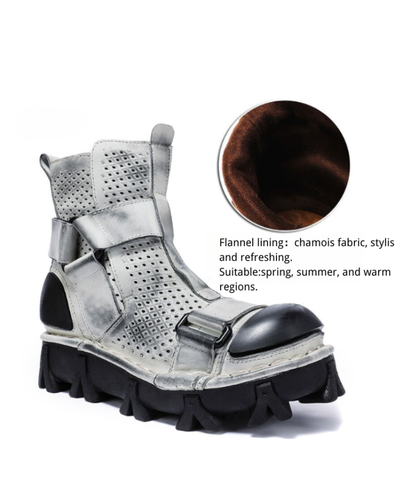 Bottes de Plateforme Rétro Unisexes Audacieuses