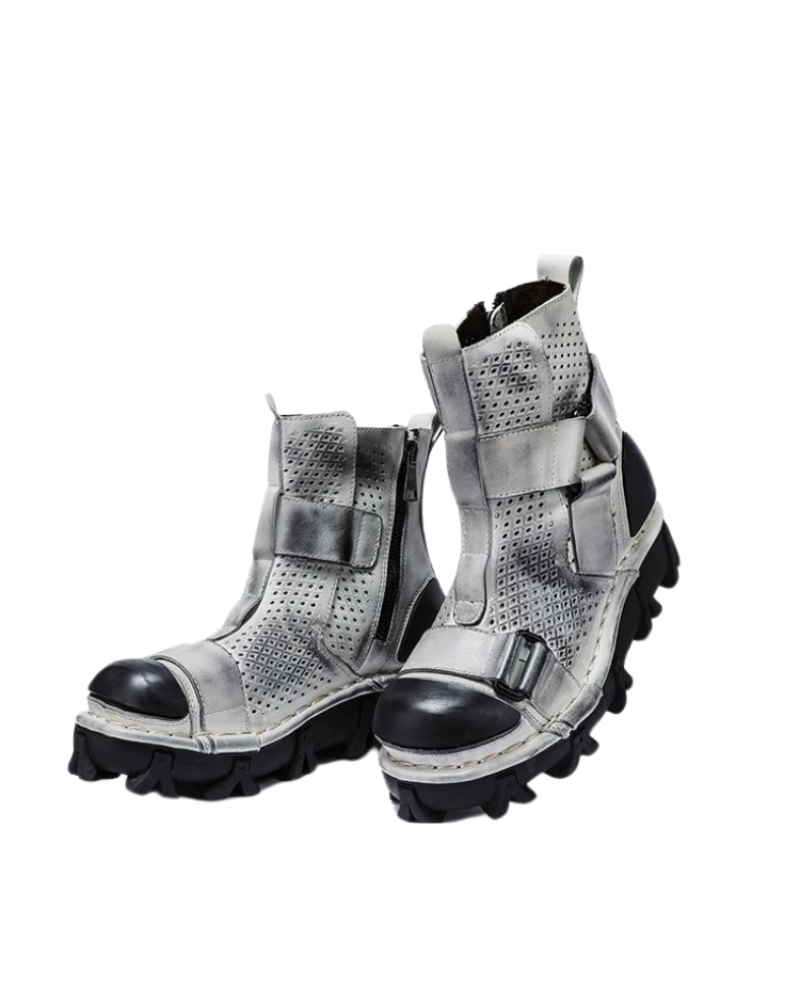 Bottes de Plateforme Rétro Unisexes Audacieuses