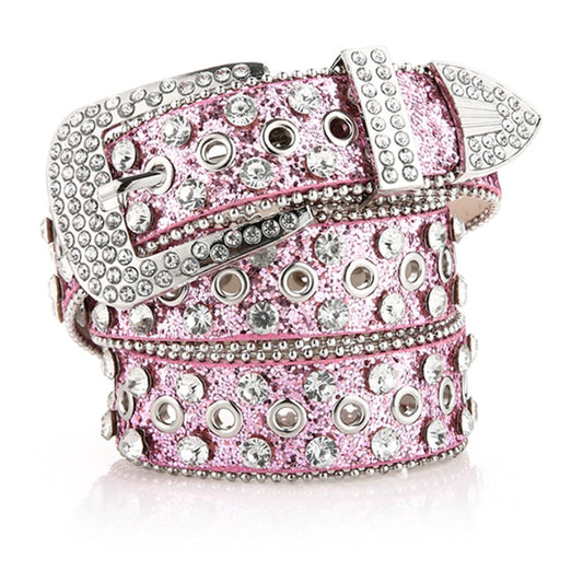 Ceinture en Pierre Précieuse Rose Radieuse