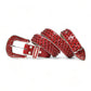 Ceinture à Boucle en Strass Étincelante